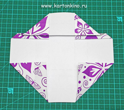 Подарочная оригами коробочка