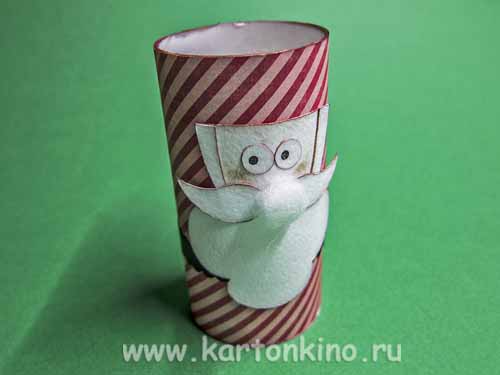 Дед Мороз: сделать своими руками из бумаги