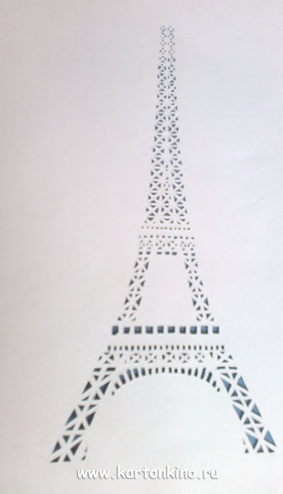 Схема для вышивания бисером Эйфелева башня А3-К Acorns