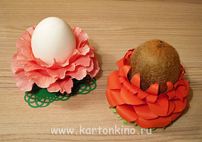 Упаковки и подставки Пасхальные Egg-flower-21
