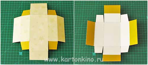 Коробочка-конфетка из бумаги