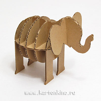 Поделка слон из бумаги - 76 фото