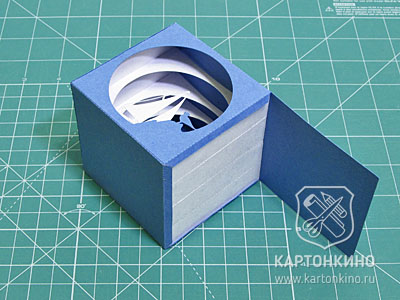 Куб-туннель из бумаги: пошаговая инструкция